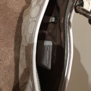 Coach purse white